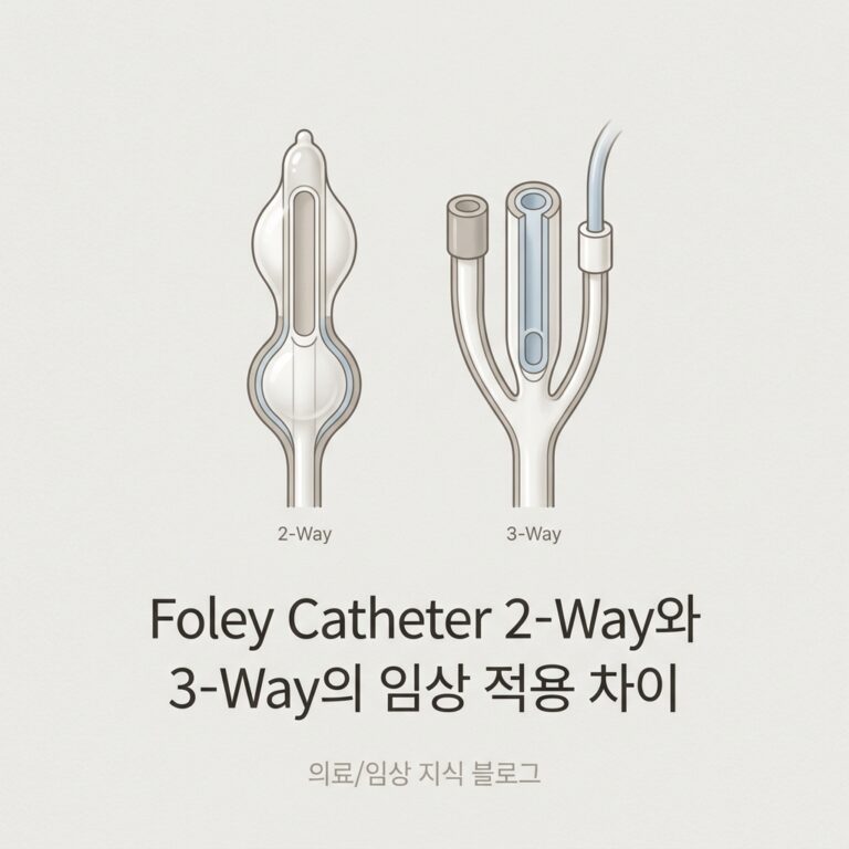 ai thumbnail minimal Foley Catheter 2 Way와 3 Way의 임상 적용 차이 1785857765
