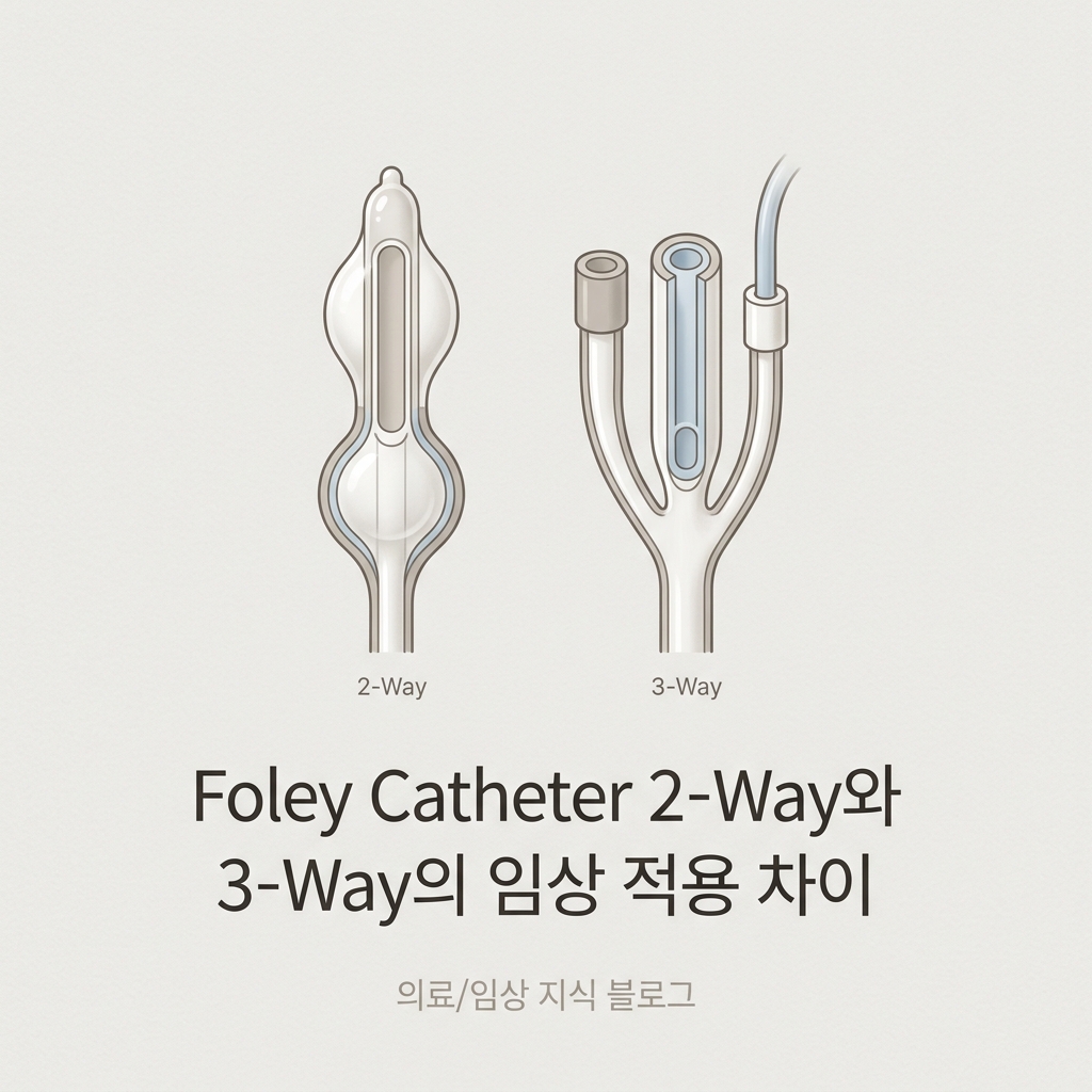 ai thumbnail minimal Foley Catheter 2 Way와 3 Way의 임상 적용 차이 1785857765