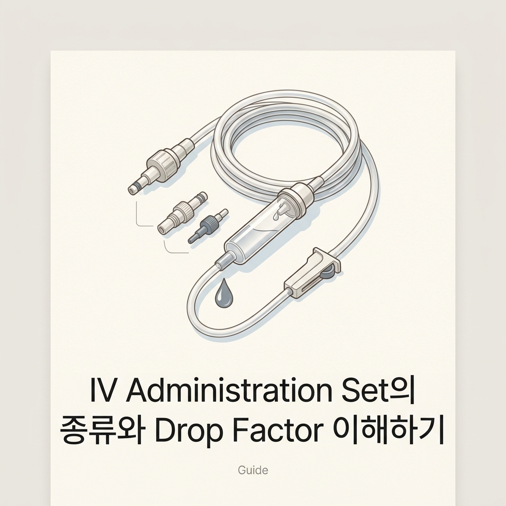 ai thumbnail minimal IV Administration Set의 종류와 Drop Factor 이해하기 1785852126