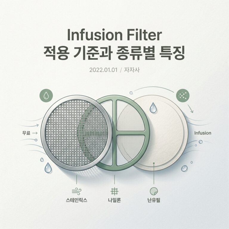 ai thumbnail minimal Infusion Filter 적용 기준과 종류별 특징 1785852025